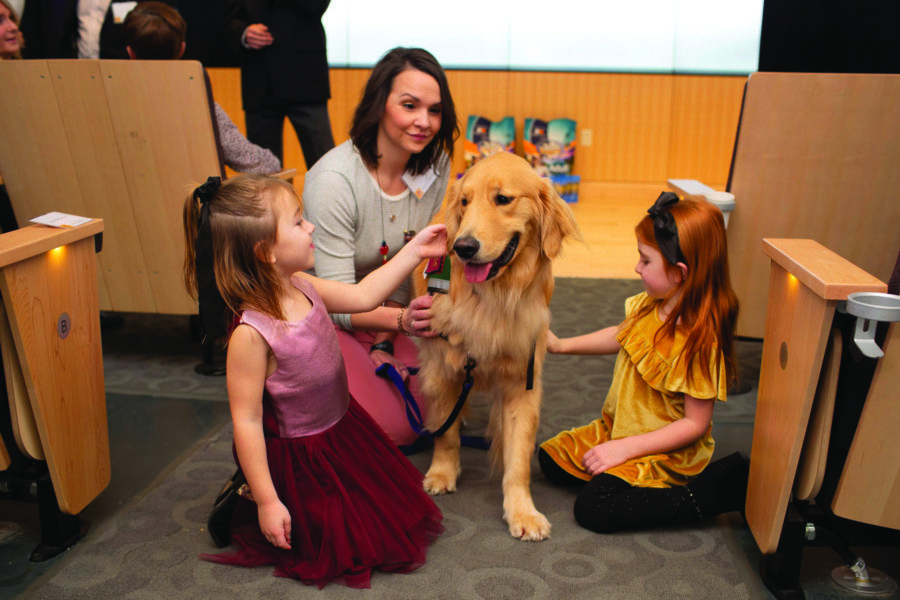 Children’s hospital has a canine staff member