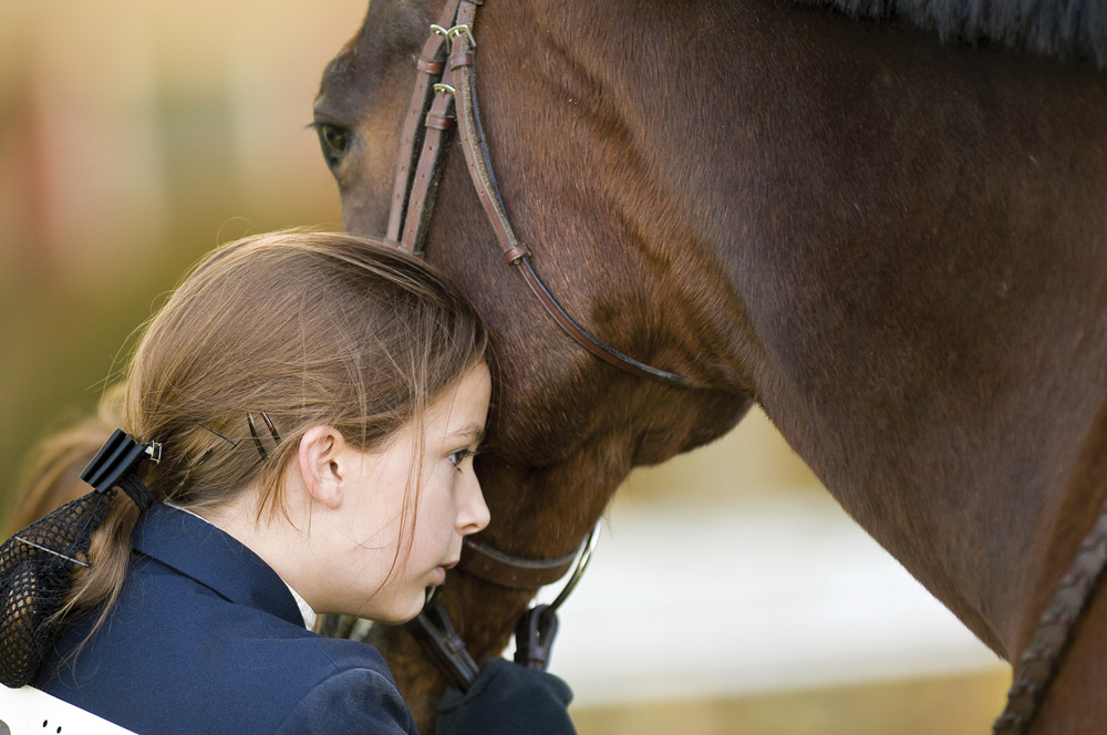 training a green horse