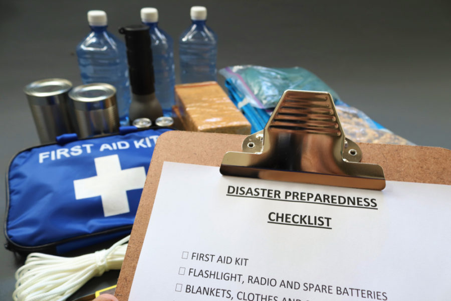 Checklist to help prepare for a disaster