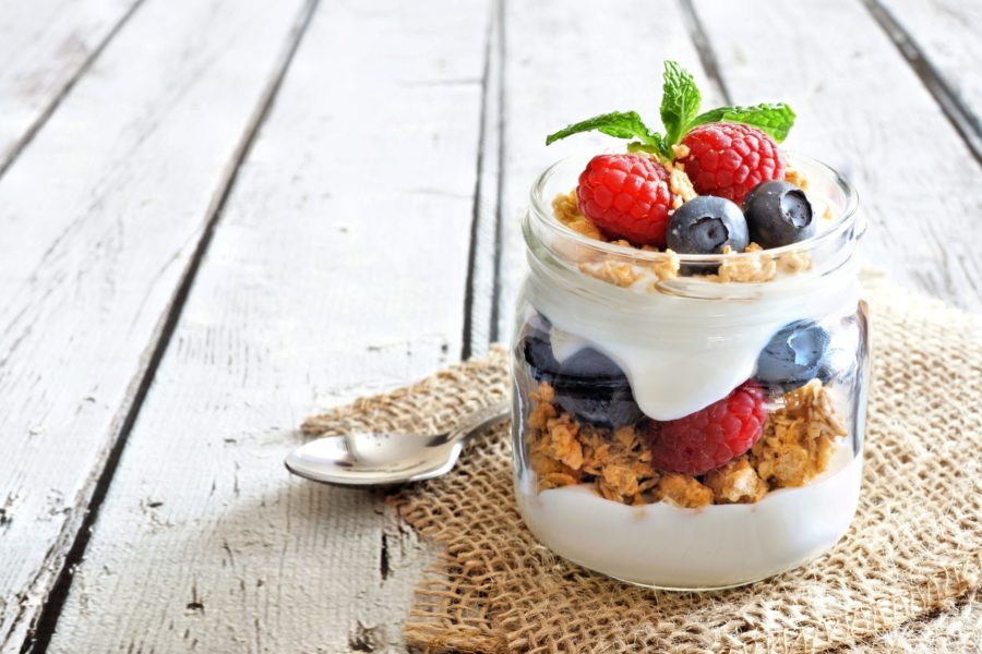 Yogurt parfait recipe for you and your dog