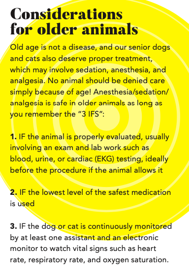 Anesthesia, analgesia, or sedation